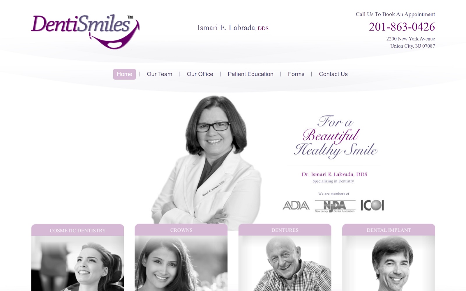 dentismiles.com screenshot