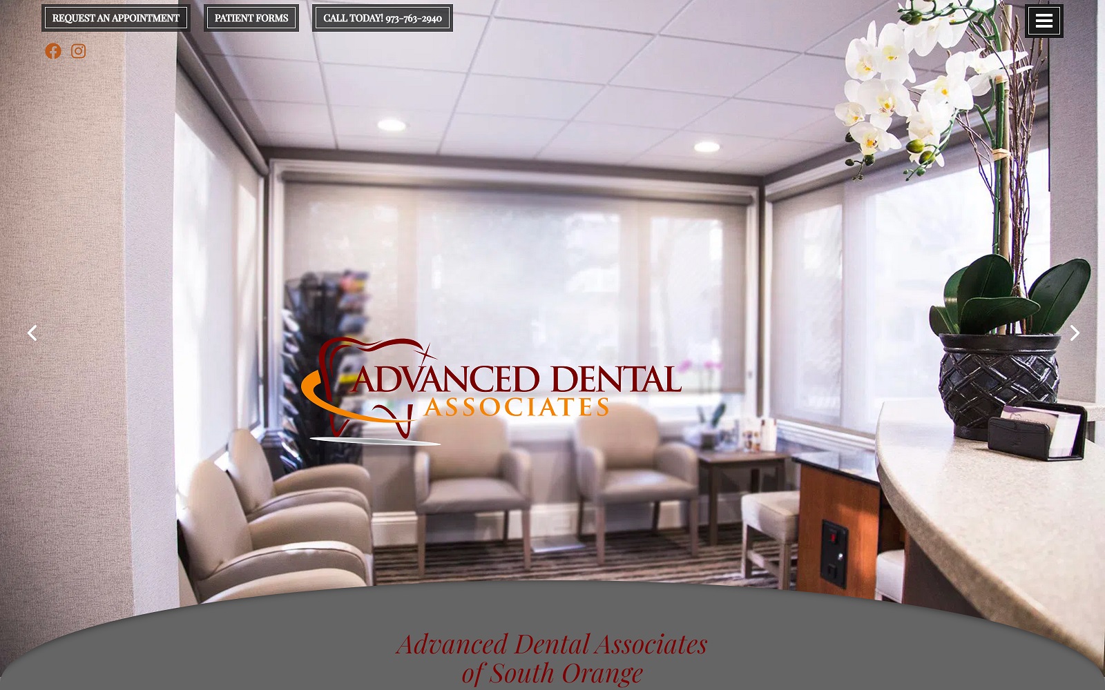 dentistsouthorange.com screenshot