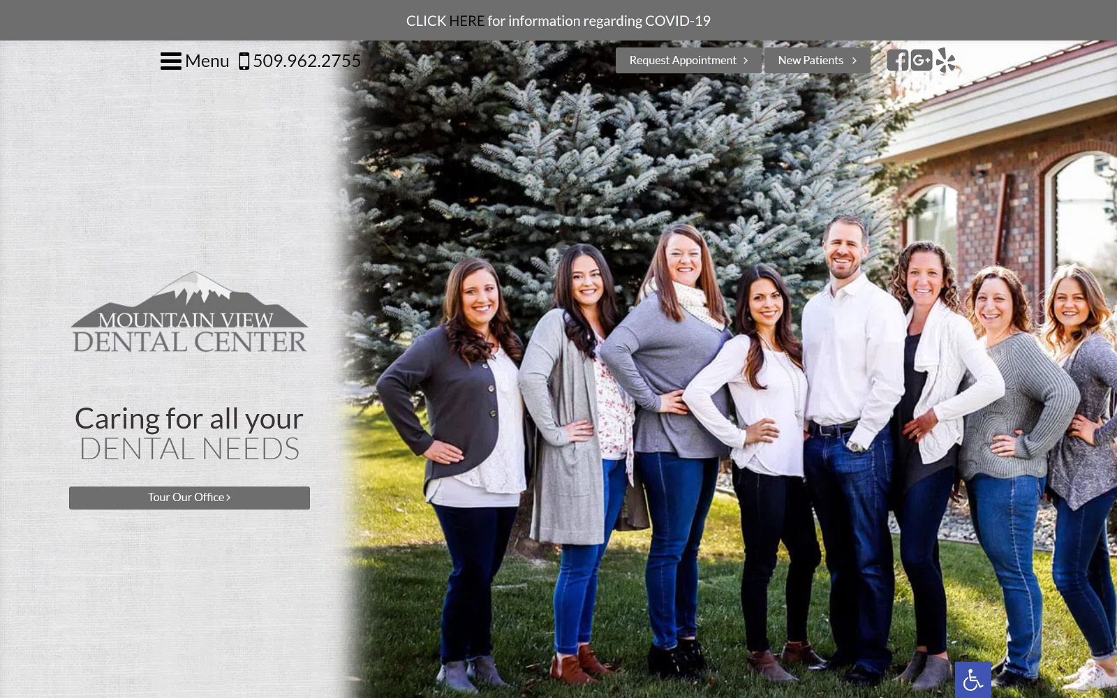 Ellensburgdentist. Com screenshot
