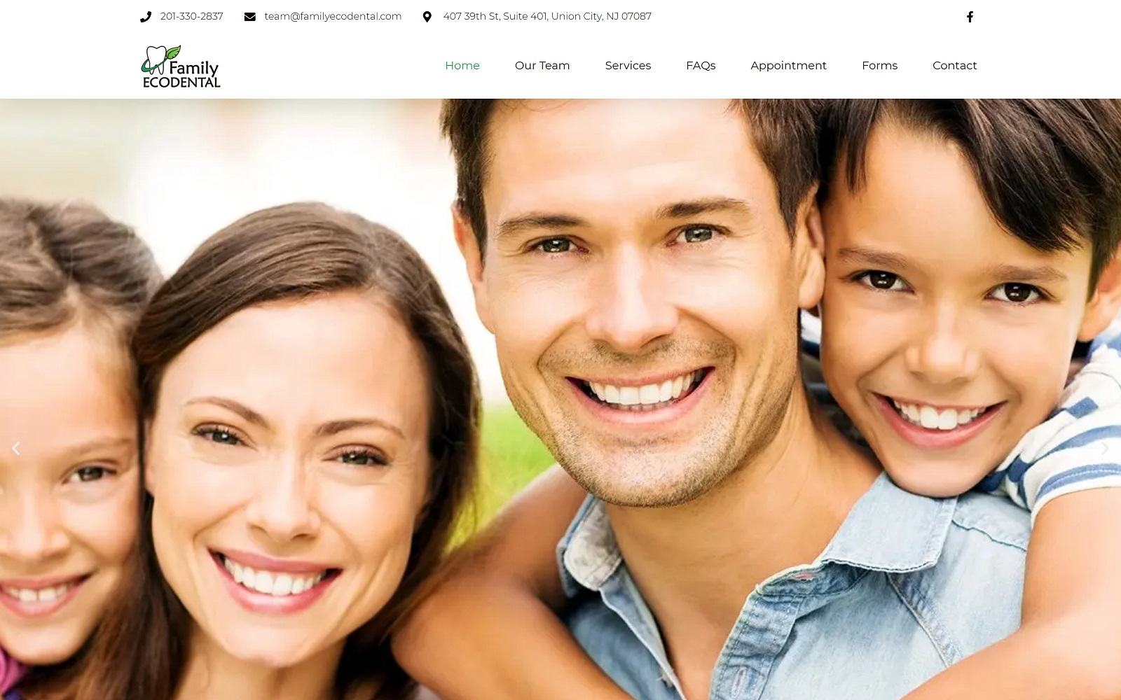 familyecodental.com screenshot