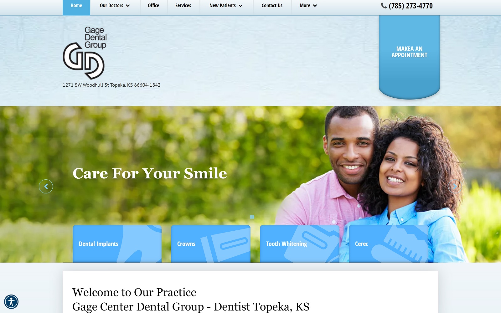 Gagedental. Com screenshot
