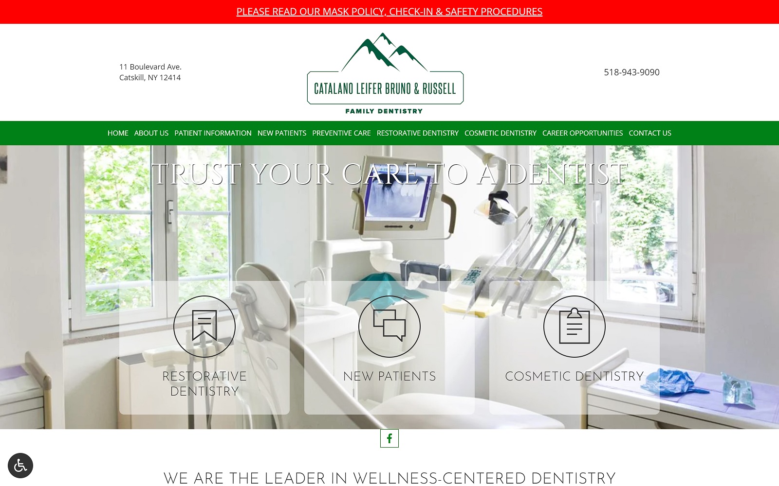greenecountydental.com screenshot