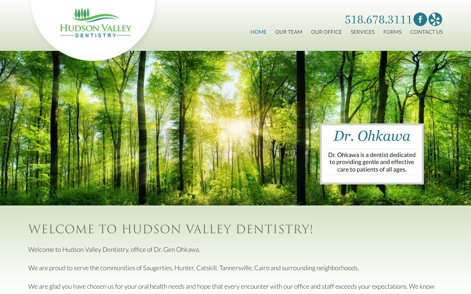 hudsonvalleydentistry.com screenshot