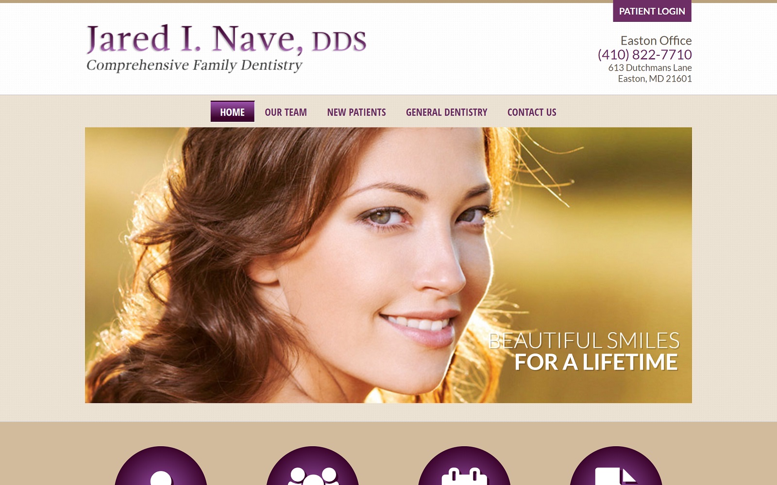 jarednavedentistry.com screenshot