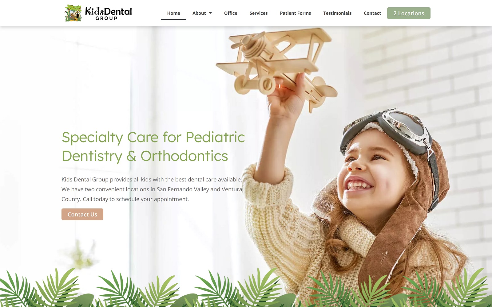 Kidsdental. Com screenshot