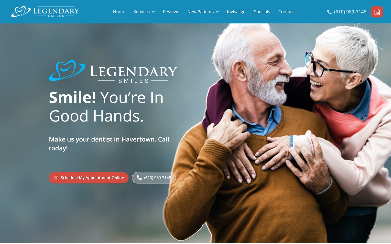 legendarydental.com screenshot