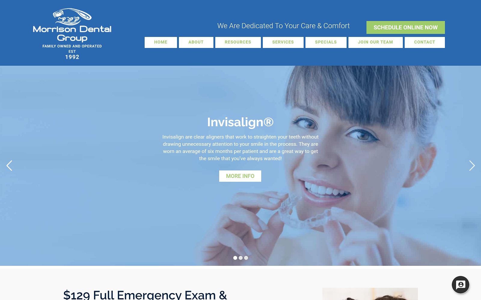 morrisondentalgroup.com_norge screenshot