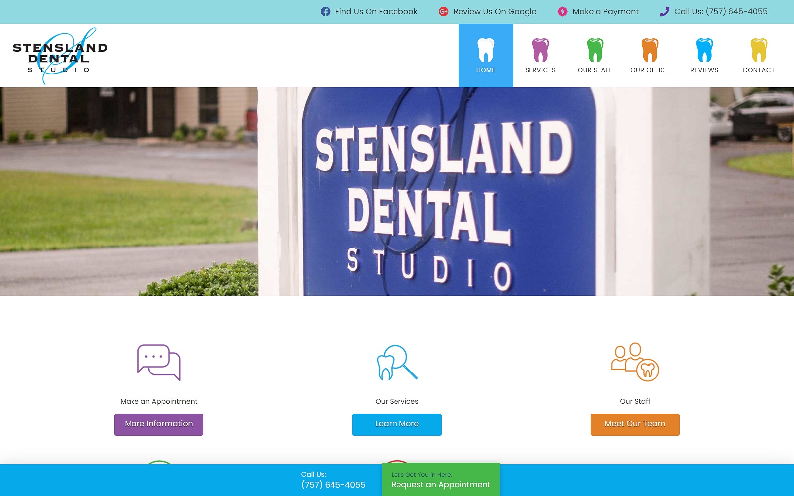 mywilliamsburgdentist.com screenshot