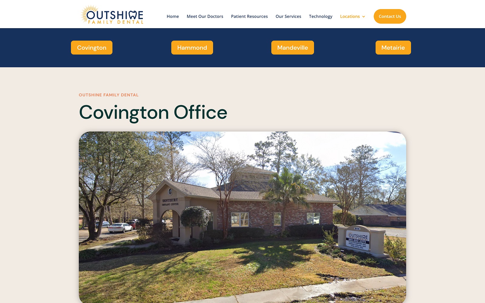 outshinefamilydental.com_covington screenshot