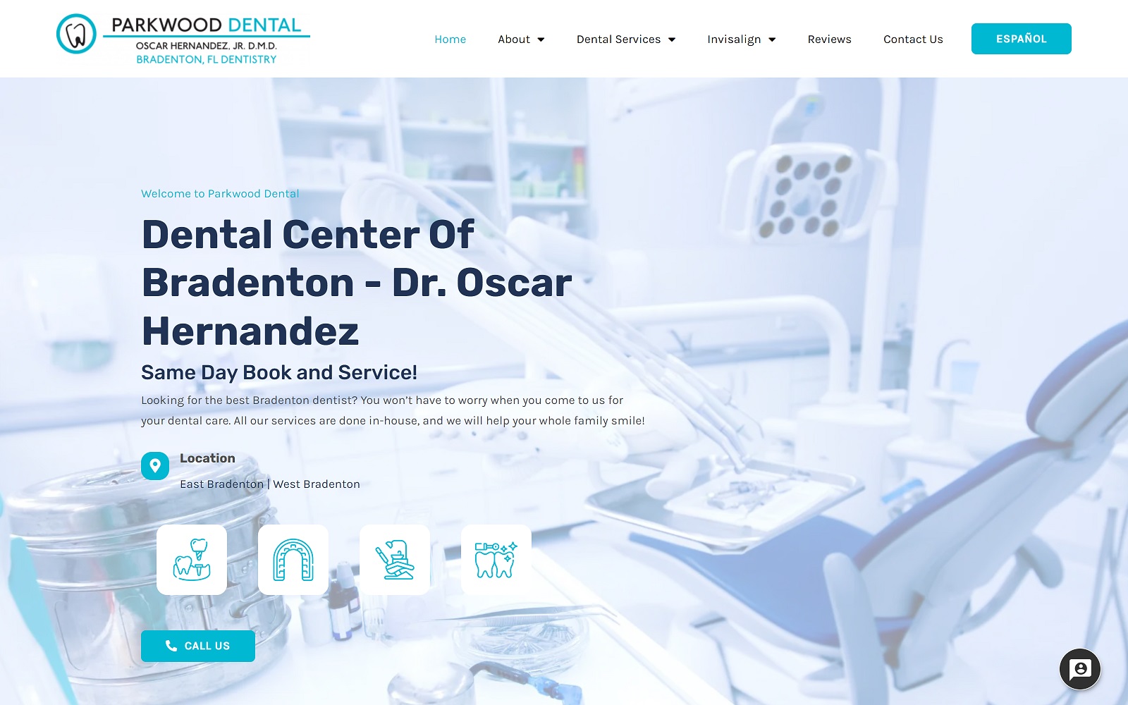 parkwooddental.us screenshot