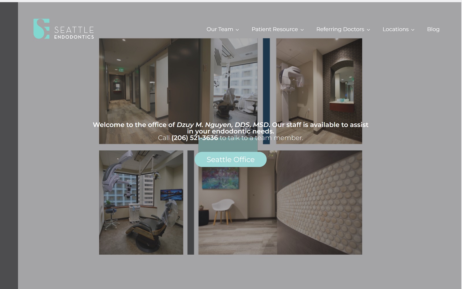 Seattle-endo. Com screenshot