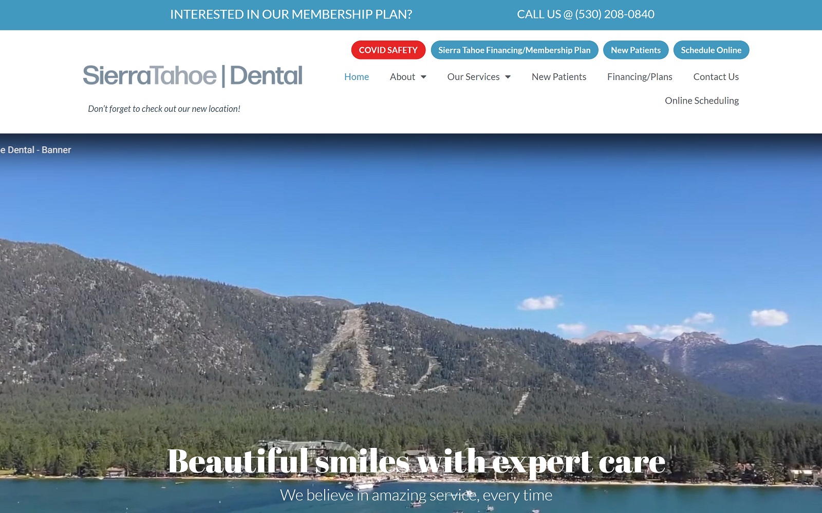 sierratahoedental.com screenshot