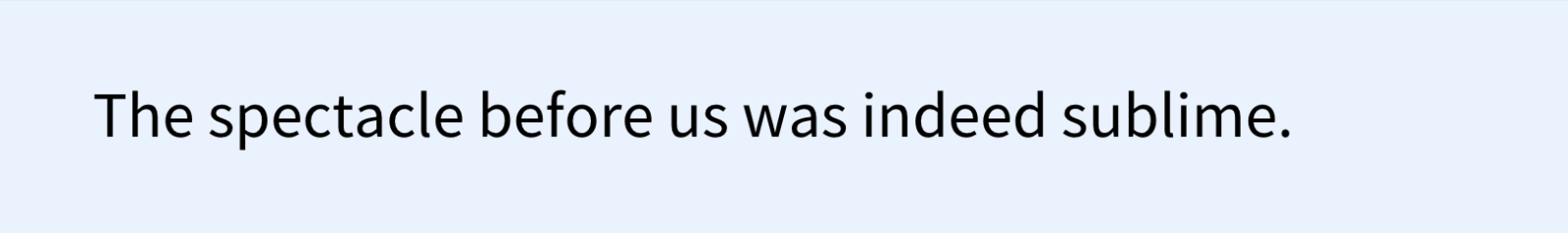 Example of source sans pro font