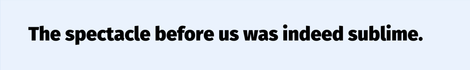 Example of fjord one font